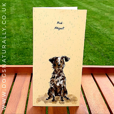 Mud Magnet Dog Lover Card